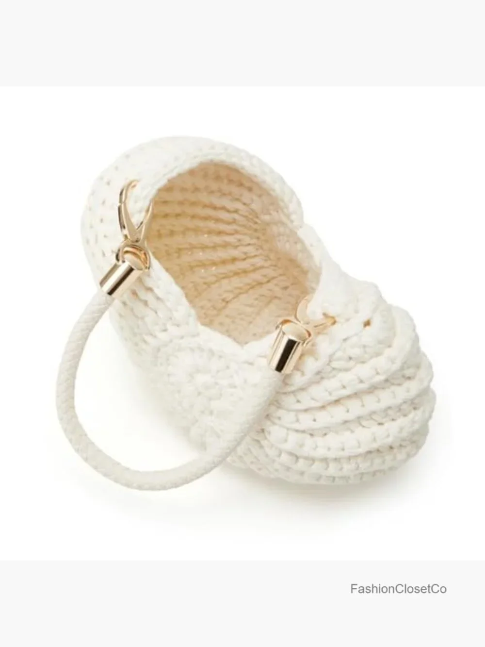 Handwoven Seashell Hobo Bag Knitted Summer Beach Crochet Crossbody Shoulder